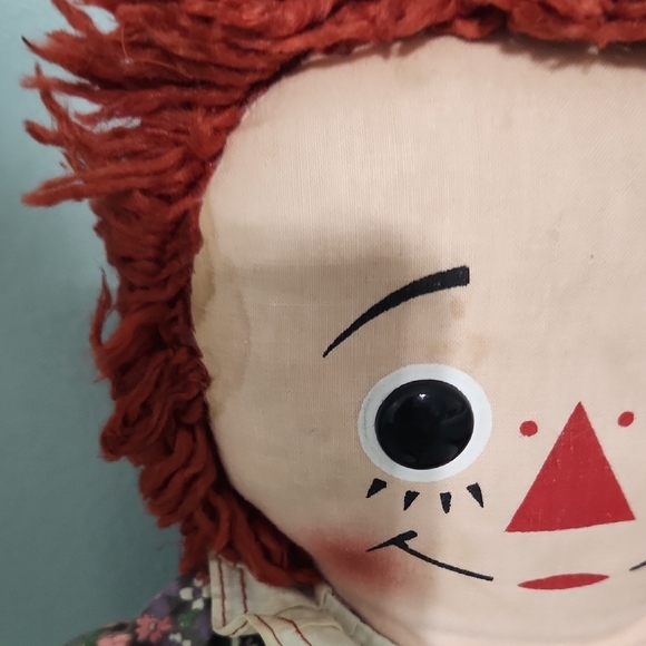 Rare Raggedy Ann Doll With Pully - Picture 2 of 4